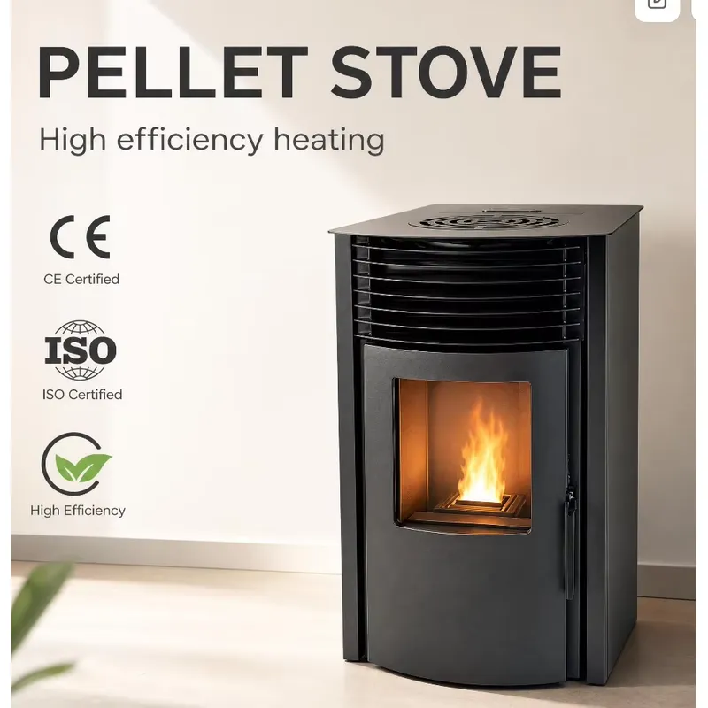 Home Cooking Heater - Evler için 6kW Kapalı Alan Pellet