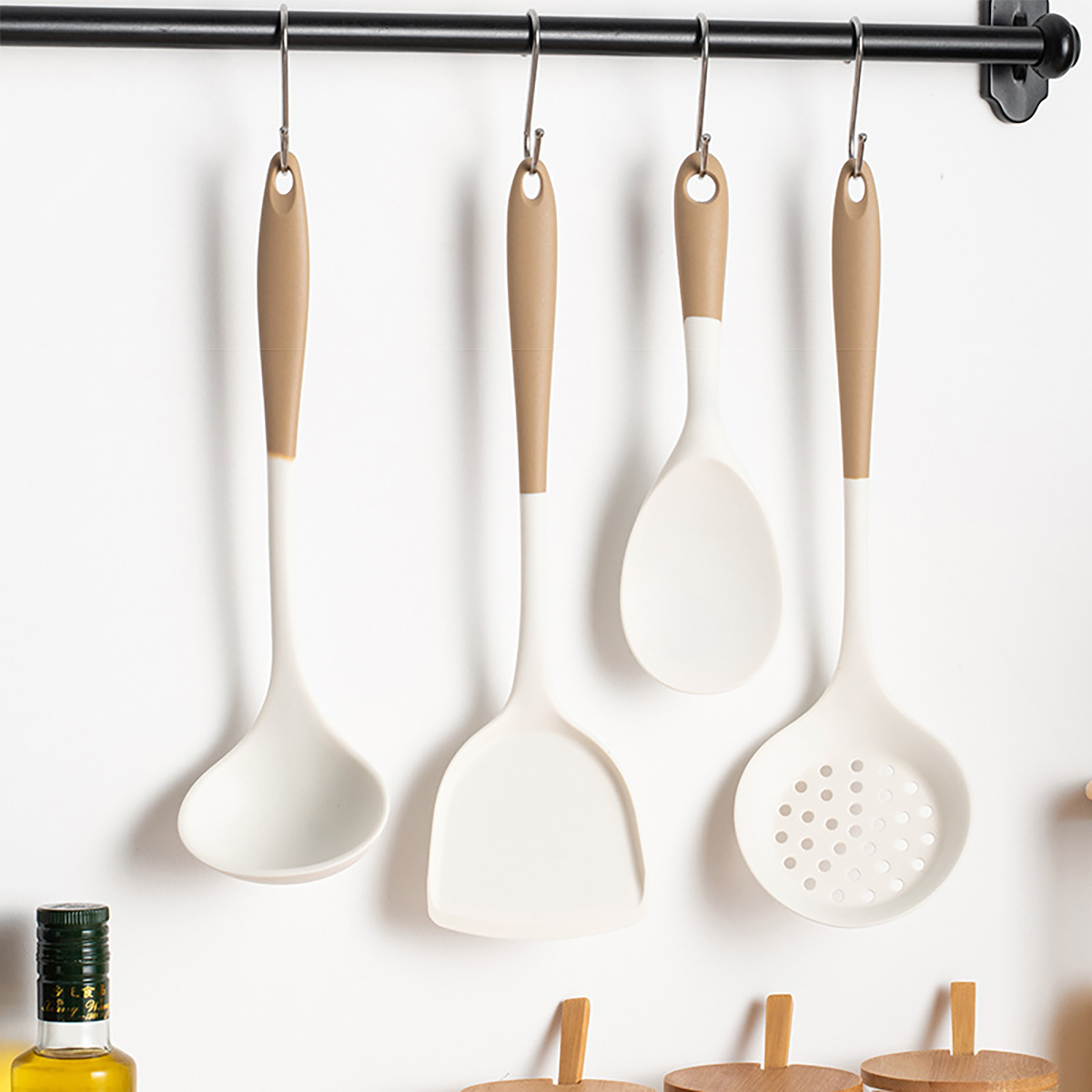 4 adet silikon mutfak aletleri - Home Cooking Cookbook incelemesi ve fiyatı